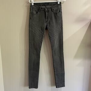 Brockenbow Grey Emma Embellished Skinny Jeans